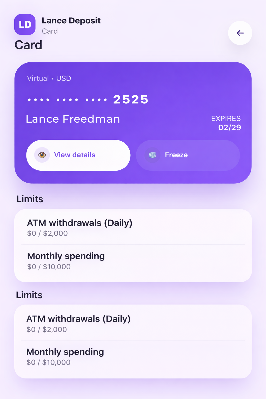 Detalle de movimientos